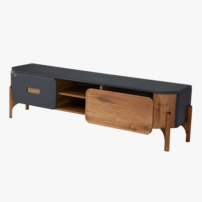 میز تلویزیون مدل R-475 سرمه ای