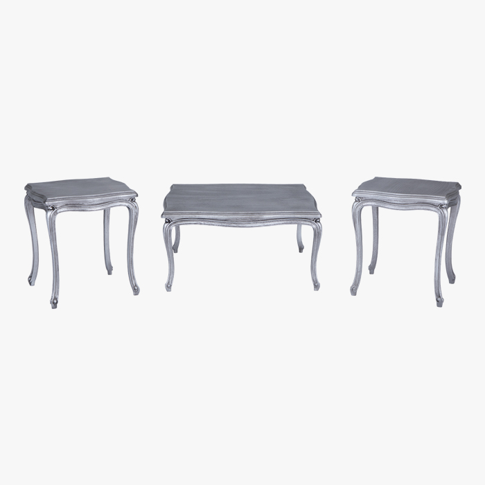 میز جلو مبلی چوبی مدل M-275 و میز عسلی چوبی مدل N-285